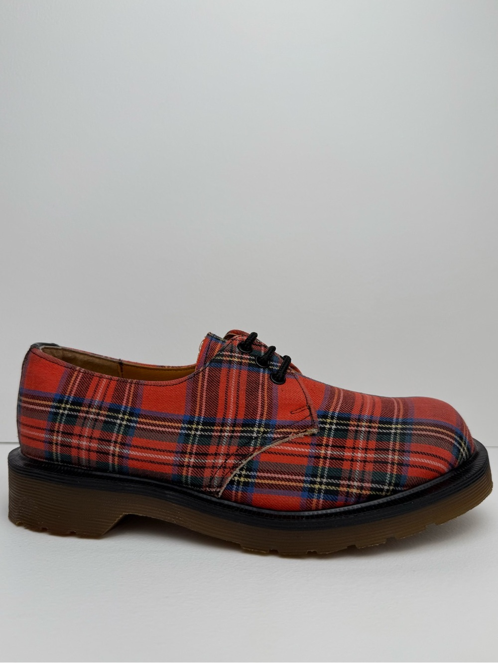 Dr. Martens NaNa Plaid Vintage Canvas Gibson Made in England Oxfords UK 5 - Picture 3 of 16